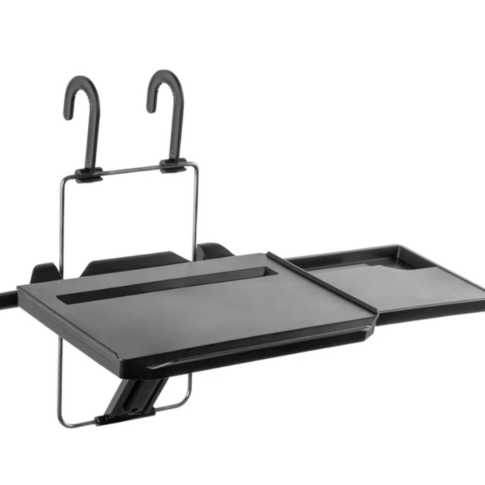 Mount-It! Car Table Tray mounts to steering wheel or headrest pull out tray